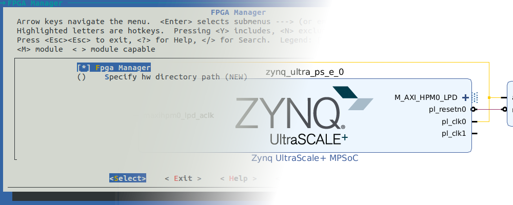 Configuring the PL design from the PS on Zynq MPSOC.